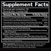 supplement - JNX SPORTS The Ripper,  0.33 lb  Sour Strawberry 