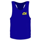 3 - Absolute Nutrition Dry Fit Gym Sando for Men,  Blue  Large 