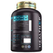 back - HealthXP Premium Series Advance Mass Gainer,  6.6 lb  Cookies & Cream 