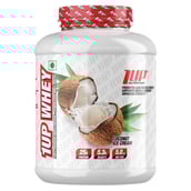 1 - 1UP Nutrition Whey Protein and Hydrolyzed Isolate,  5 lb  Coconut Ice Cream 