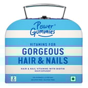 Power Gummies Hair Vitamins with Biotin, 120 gummies Natural Fruity (2 Months Pack)