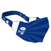1 - Zero Risque Mumbai Indians Pro Face Masks,  Navy Blue (Kids Pack of 2) 