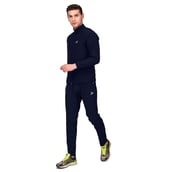 6 - Fitinc Men's Polycotton Regular Fit Track Suit with Two Zipper Pockets,  Navy Blue  Small 