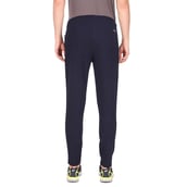 2 - Fitinc Lower for Men with Two Side Zipper Pockets,  Navy Blue  Large 