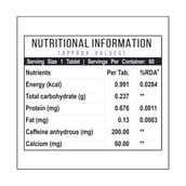supplement - Healthfarm Elite Series Maximum Miles Advance Caffeine, 60 tablet(s) Unflavoured