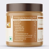 6 - MuscleBlaze Natural Peanut Butter Unsweetened,  0.340 kg  Crunchy 