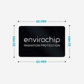 3 - Envirochip Radiation Protection for Tablet & Wi-Fi Router,  Black 