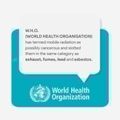 2 - Envirochip Radiation Protection for Baby Monitor,  Black 