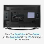 3 - Envirochip Radiation Protection for Smart T.V.,  Black 