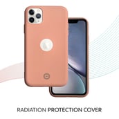 4 - Envirocover Silicon Back Cover for Apple iPhone XI Pro,  with Radiation Protection Technology (Pink) 