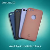 3 - Envirocover Silicon Back Cover for Apple iPhone 7,  with Radiation Protection Technology (Pink) 