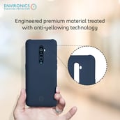 8 - Envirocover Silicon Back Cover for OPPO Reno 2,  with Radiation Protection Technology (Blue) 