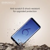 6 - Envirocover Silicon Back Cover for Samsung Galaxy S9,  with Radiation Protection Technology (Blue) 