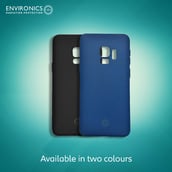 3 - Envirocover Silicon Back Cover for Samsung Galaxy S9,  with Radiation Protection Technology (Blue) 