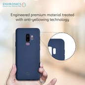 8 - Envirocover Silicon Back Cover for Samsung Galaxy S9 Plus,  with Radiation Protection Technology (Blue) 