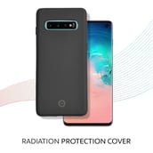3 - Envirocover Silicon Back Cover for Samsung Galaxy S10,  with Radiation Protection Technology (Black) 