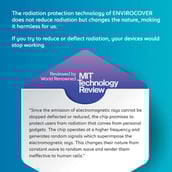 10 - Envirocover Silicon Back Cover for Samsung Galaxy S10,  with Radiation Protection Technology (Purple) 