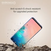 5 - Envirocover Silicon Back Cover for Samsung Galaxy S10,  with Radiation Protection Technology (Purple) 