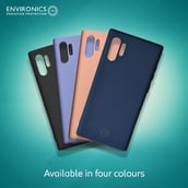 1 - Envirocover Silicon Back Cover for Samsung Galaxy S10 Plus,  with Radiation Protection Technology (Purple) 