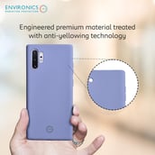 8 - Envirocover Silicon Back Cover for Samsung Galaxy Note10 Plus,  with Radiation Protection Technology (Purple) 