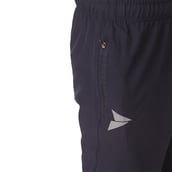 5 - Fitinc NS Polycotton Lycra Jogger with Both Side Zip Pockets,  Navy Blue  Small 