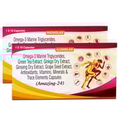 1 - Nicholas Amazing 24 Multivitamins - Pack of 2,  10 capsules  Unflavoured 