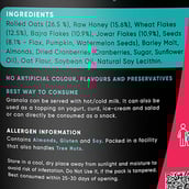 10 - True Elements Millet Granola, Natural 0.9 kg