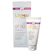 1 - Uvmed Tinted Sunscreen Gel SPF 50,  50 ml  with Matt Feel 