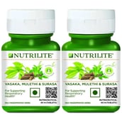 1 - Amway Nutrilite Vasaka Mulethi & Surasa - Pack of 2,  60 tablet(s) 
