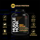 3 - Muscle Monk Highly Advanced Intense Whey Protein,  4.4 lb  Royal Chocolate 