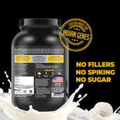back - Muscle Monk Combo of Intense Whey with 1KG Intense Mass Gainer Royal Chocolate,  2.2 lb  Creamy Vanilla 