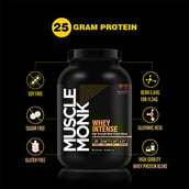 4 - Muscle Monk Combo of Intense Whey with 1KG Intense Mass Gainer Royal Chocolate,  2.2 lb  Royal Chocolate 
