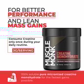 6 - Muscle Monk Intense Mass Gainer with Creatine Monohydrate 100g Unflavoured, 2.2 lb Royal Chocolate