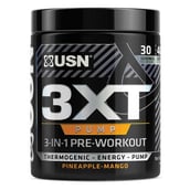 2 - USN 3XT Pump 3-IN-1 Pre Workout,  0.41 lb  Pineapple Mango 