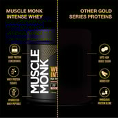 4 - Muscle Monk Highly Advanced Intense Whey Protein, 0.55 lb Creamy Vanilla