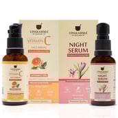 3 - Upakarma Ayurveda Vitamin C Face & Night Serum,  2 Piece(s)/Pack  for All Skin Types 