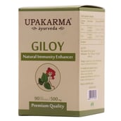 Front - Upakarma Ayurveda Premium Giloy Extract (500 mg),  90 capsules 