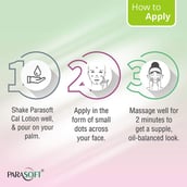 6 - Parasoft Cal Body Moisturizing Lotion with Calamine, Aloevera & Rose Oil, 70 ml for All Skin Type