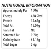 nutrition - The Green Snack Co. Roasted Namkeen - Pack of 6,  Khatta Meetha  100 g 