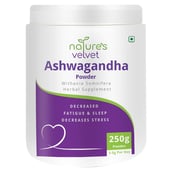 Natures Velvet Ashwagandha Powder Withania Somnifera,  0.250 kg 