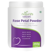 Natures Velvet Rose Petal Powder,  250 g  for All Hair & Skin Types 