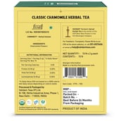 nutritioninfo - VAHDAM Classic Chamomile Herbal Tea,  Natural  15 Piece(s)/Pack 