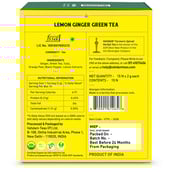 nutritioninfo - VAHDAM Lemon Ginger Green Tea, 15 Piece(s)/Pack Natural
