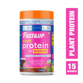 Front - Fast & Up Plant Protein & Superfood for Women,  Chocolate  0.99 lb 