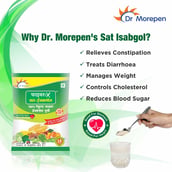 3 - Dr. Morepen Fiber-X Sat Isabgol, 12 Piece(s)/Pack