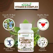 HerbalLeaf Vitamin B Complex + Vitamin C,  90 tablet(s)  Unflavoured 