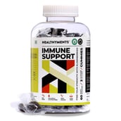 1 - Healthyments Immunity Support,  60 gummies  Black Currant 