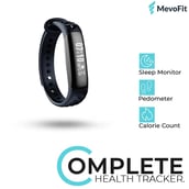 3 - MevoFit Slim HR Fitness Band, Black