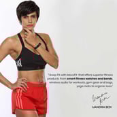 2 - MevoFit Slim Fitness Band, Blue