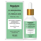 1 - Rejusure Resveratrol & Ferulic Acid Facial Oil,  30 ml  for Oily Skin 